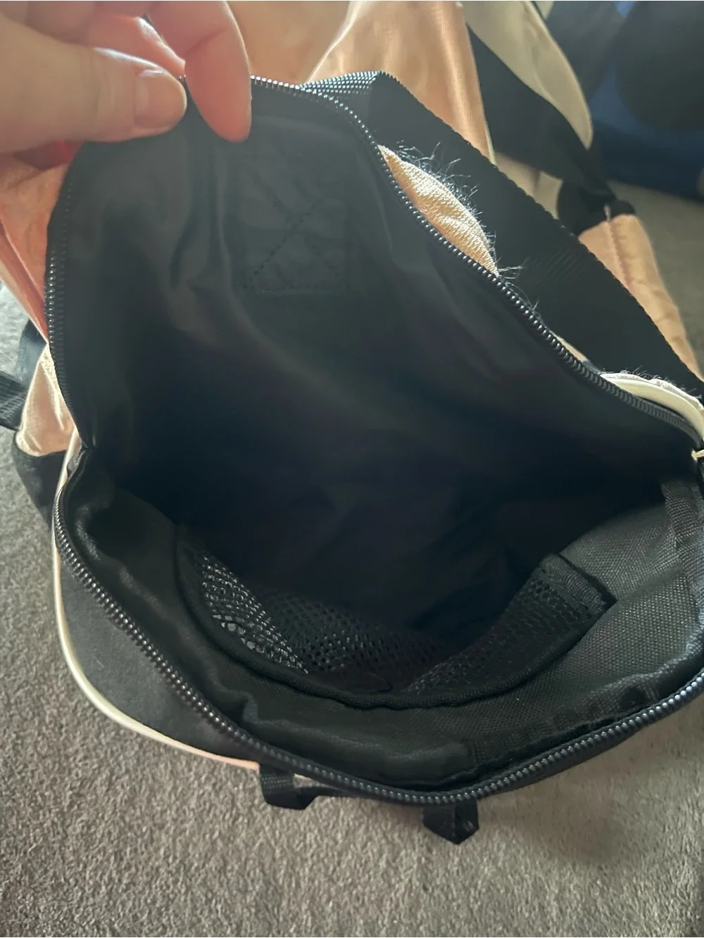 Nike Light Pink Tote Bag with Black Handles